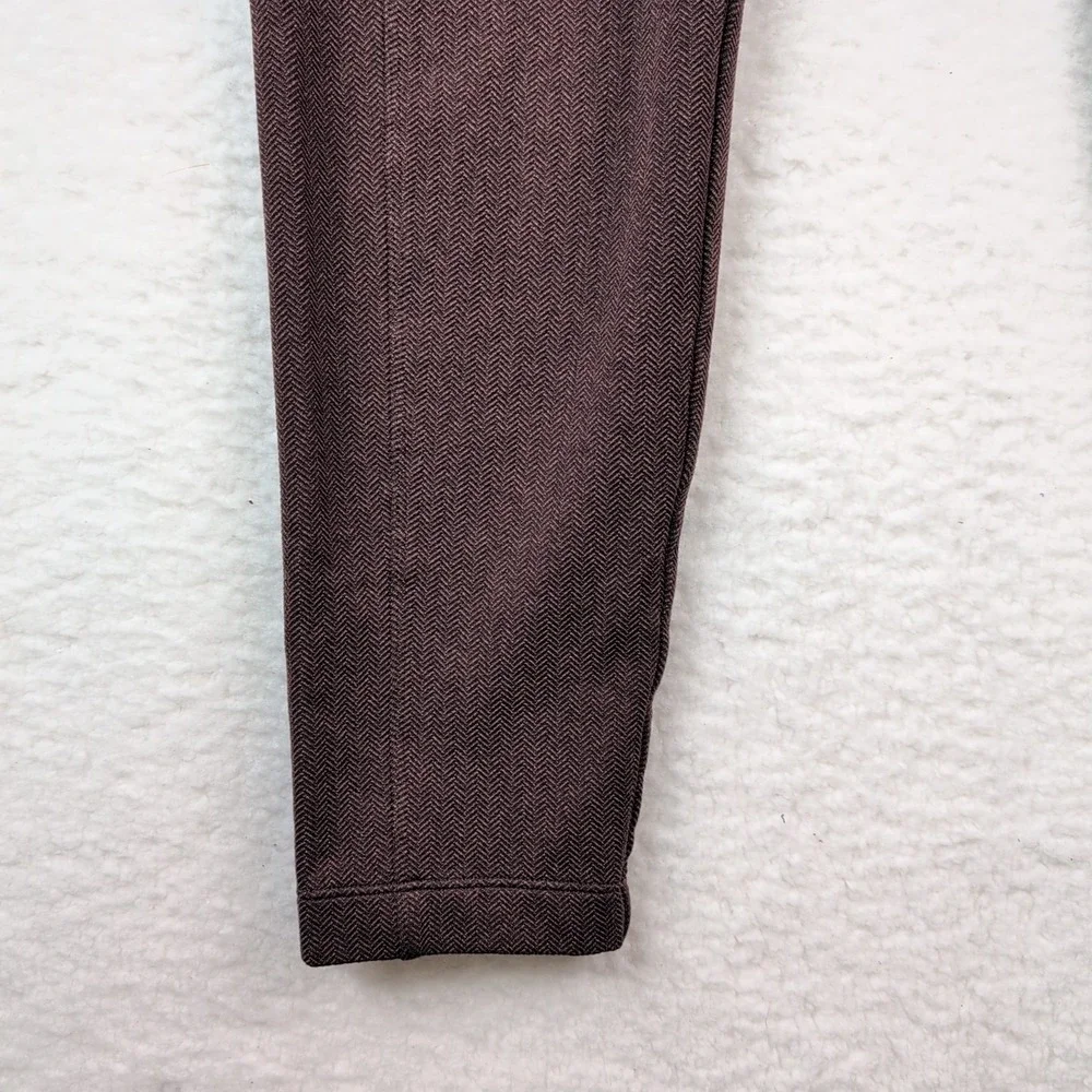 Athleta Delancey Herringbone Tight Women's XL Brown Leggings